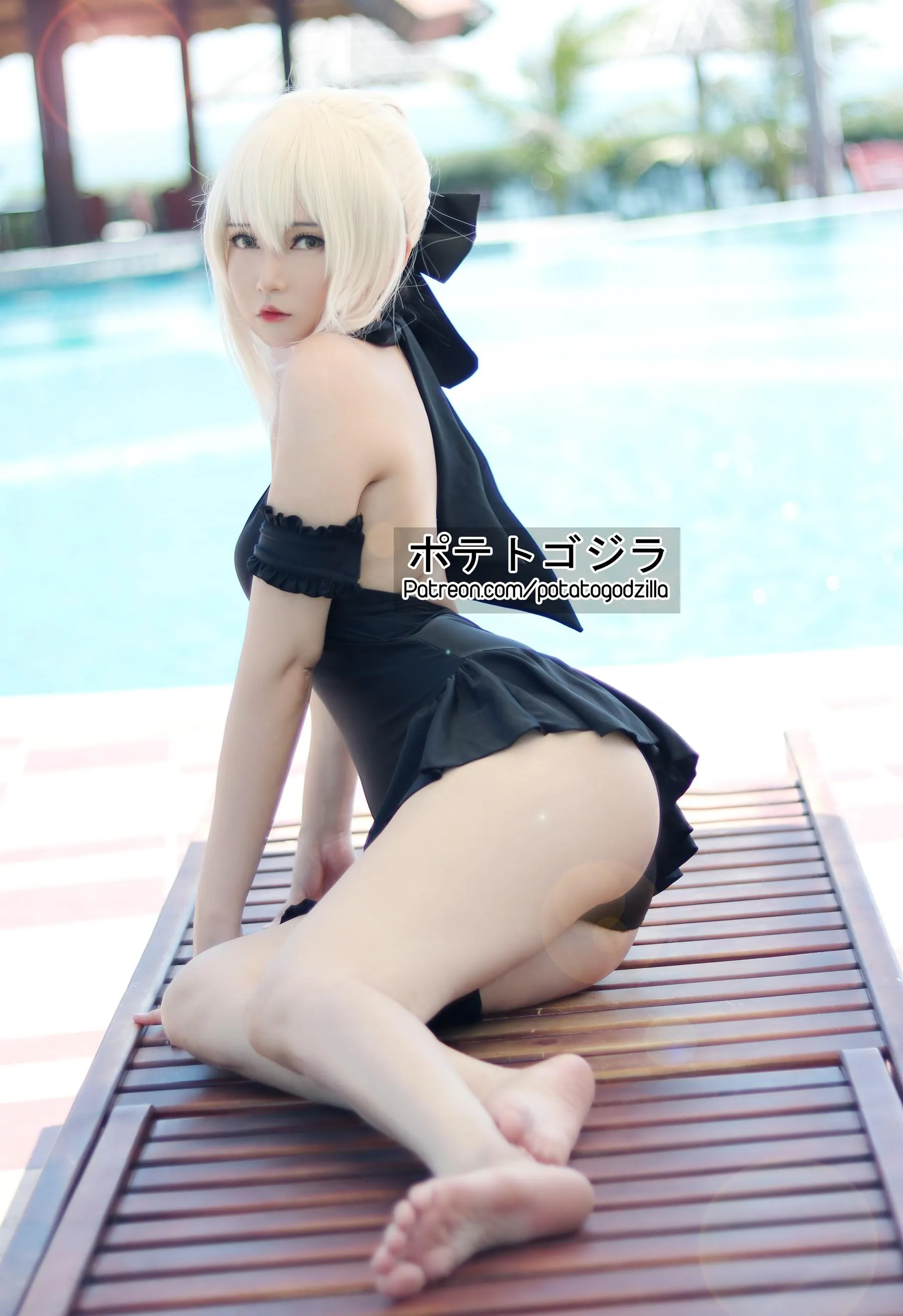 Potato Godzilla – NO.79 Saber Alter Swimsuit [19P]插图9
